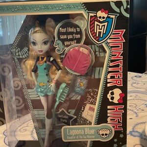 monster high with teal, black, purple and pink accents 2011 Lagoona